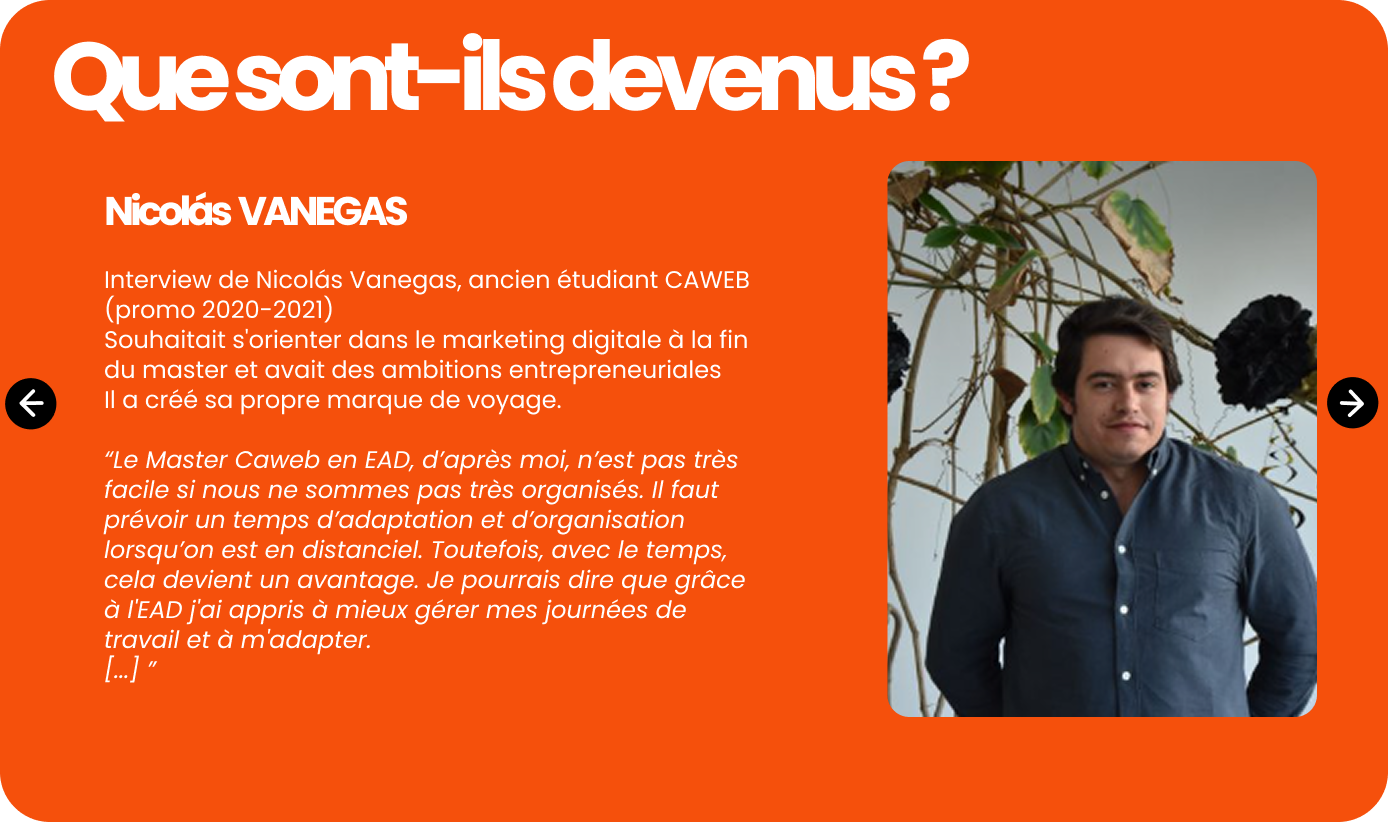 Portrait étudiant